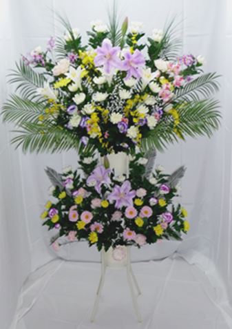室内フラワー(造花・二段)