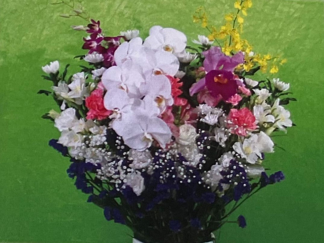 菊洋花<デジタルメッセージを添えることが出来ます>