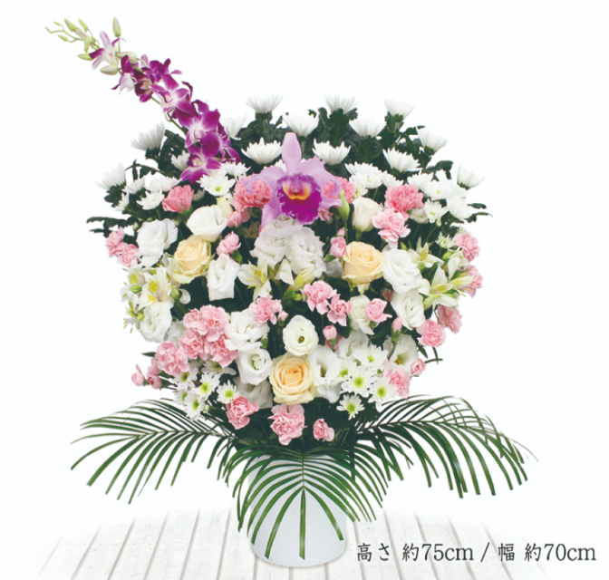 供花1<デジタルメッセージを添えることが出来ます>