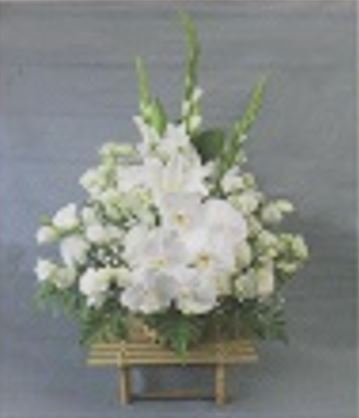 枕花 洋花白上がり<デジタルメッセージ>
