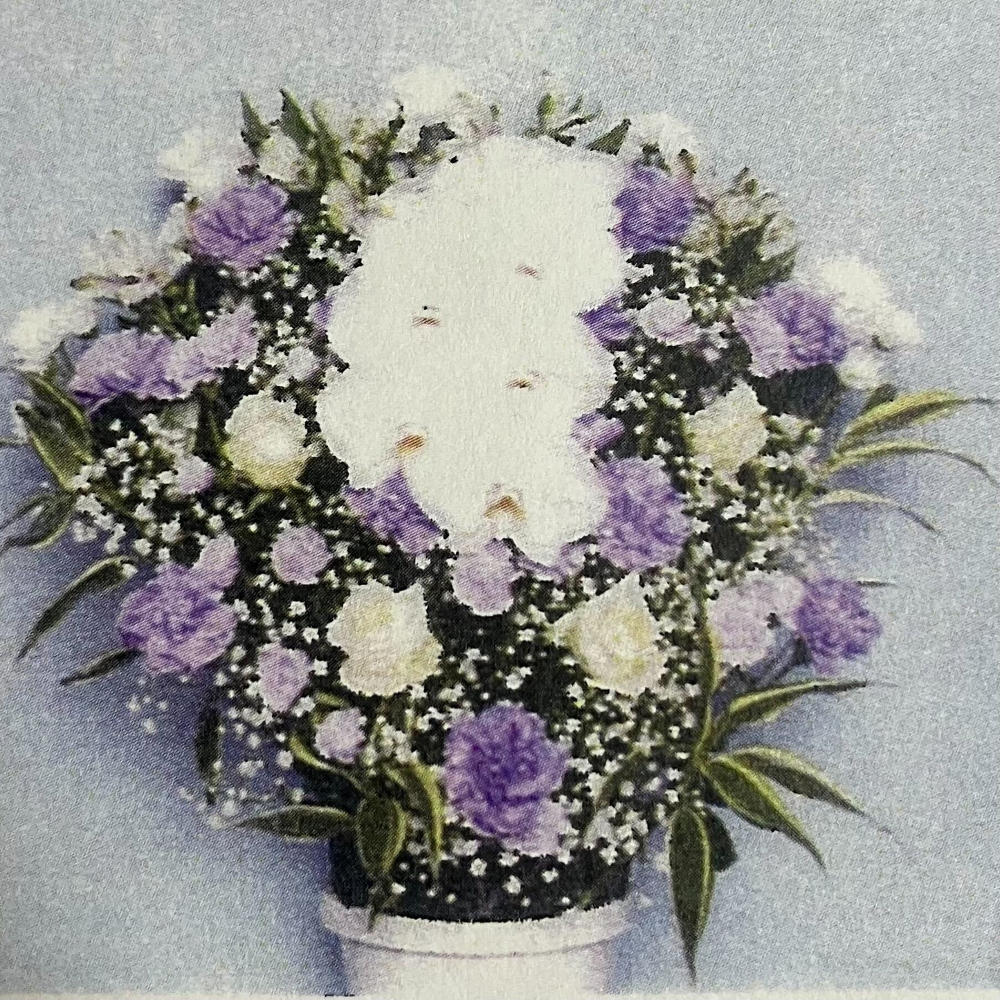 供花(洋風生花 ムラサキ)