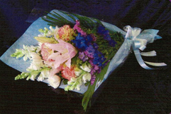 お別れ花と棺上花セット<デジタルメッセージ>