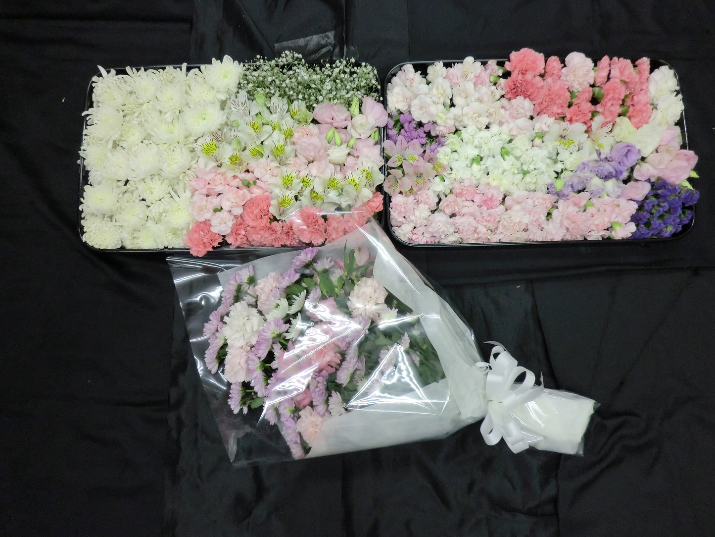 お別れ用花セット<デジタルメッセージ>