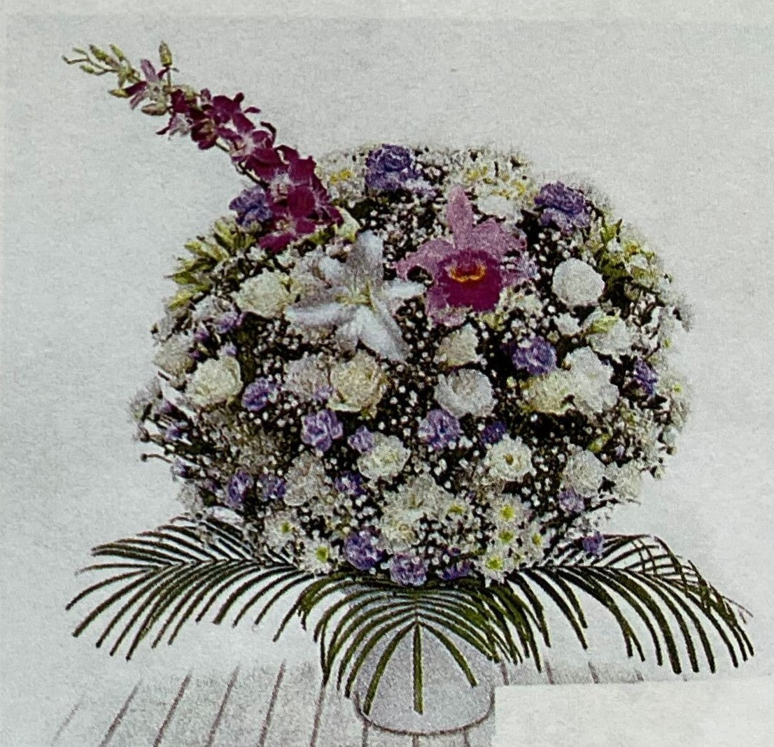 生花 洋花 パープル系