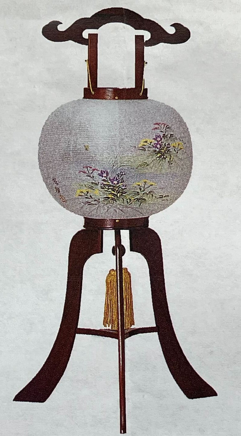 回転灯篭 紫水桜調