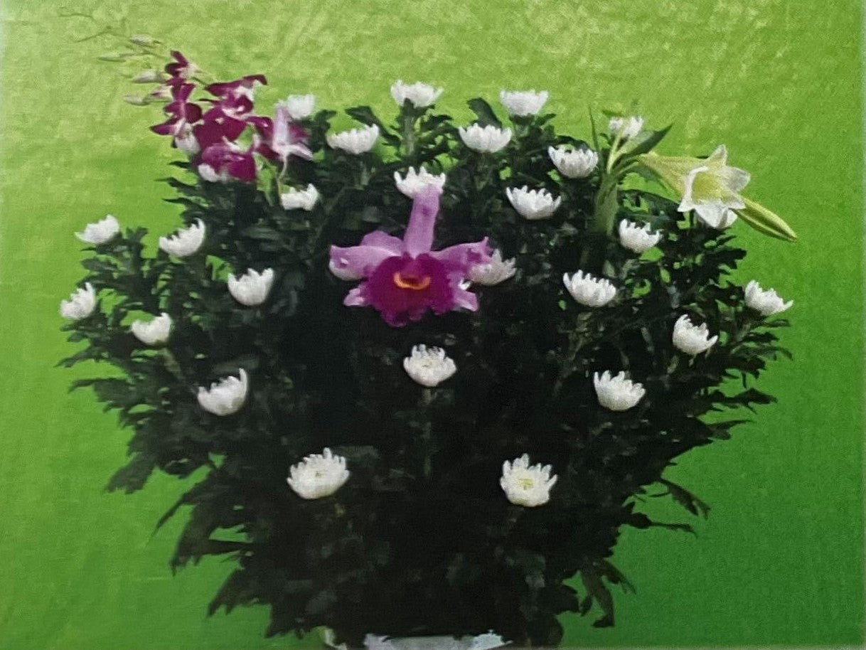 和花＜デジタルメッセージを添えることが出来ます＞