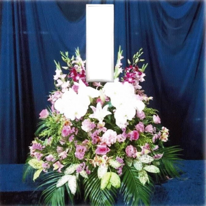 供花 02（洋花）ピンク系＜デジタルメッセージを添えることが出来ます＞