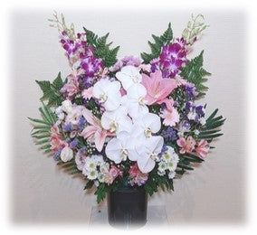 Lサイズ　洋花＜デジタルメッセージ＞