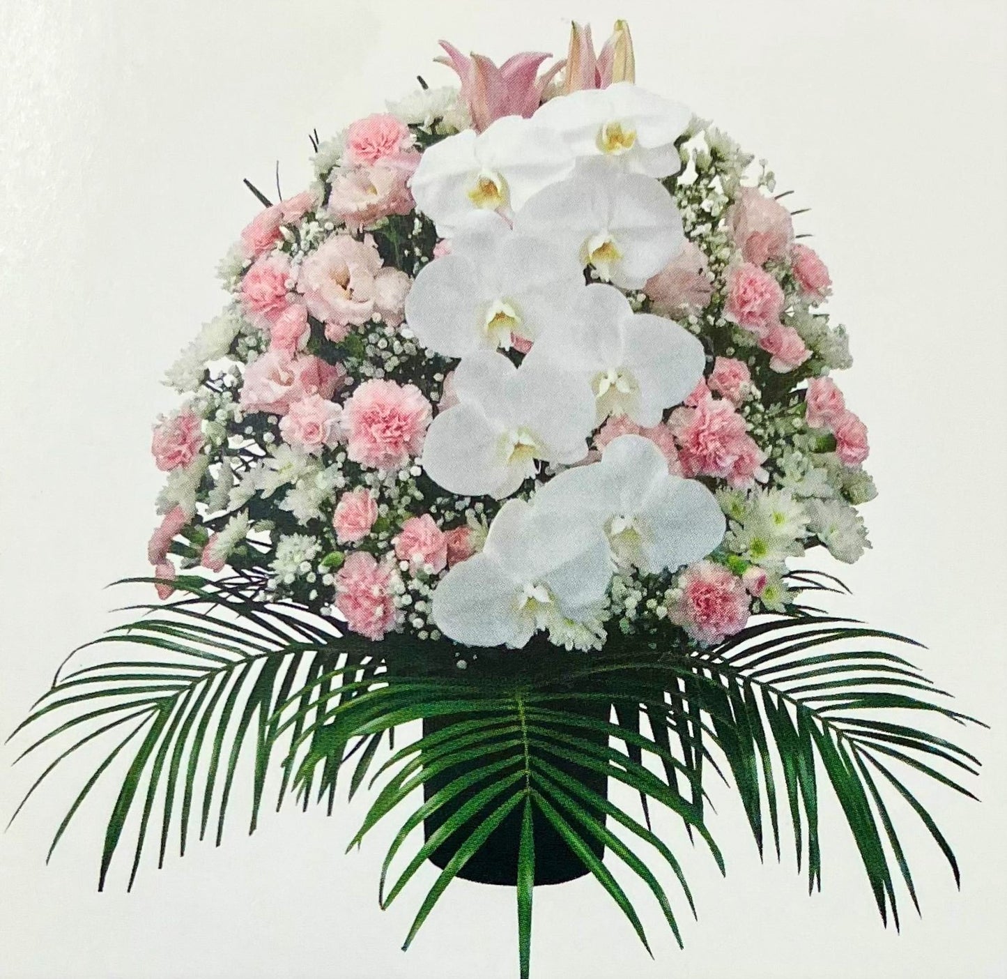 洋花供花（ピンク）＜デジタルメッセージ＞